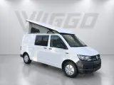Volkswagen T6 LWB (2019), Reversed hefdak met Mouse Grey tentdoek — schuin van rechtsvoor