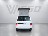 Volkswagen T6 LWB (2019), Reversed hefdak met Mouse Grey tentdoek — achteraanzicht