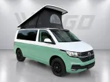 Volkswagen T6.1 KWB (2023), Midnight Black zonder spoiler — schuin van voren